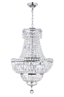 Mini Chandeliers Glass Shade by CWI Lighting ( 401 | 8003P18C Stefania ) 