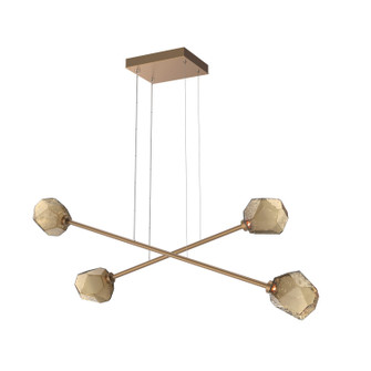 Linear/Island 2 Light Bar by Hammerton Studio ( 404 | PLB0039-M2-NB-B-CA1-L1 Gem ) 