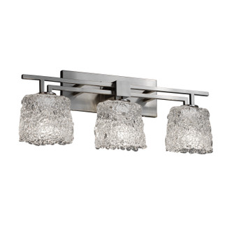 Bathroom Fixtures Three Lights by Justice Designs ( 102 | GLA-8703-30-LACE-NCKL-LED3-2100 Veneto Luce ) 