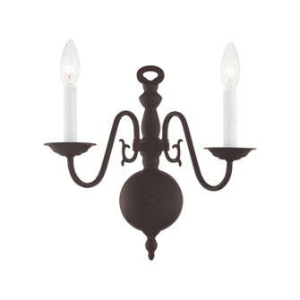 Sconces Double Candle by Livex Lighting ( 107 | 5002-07 Williamsburgh ) 
