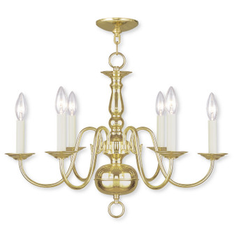 Mid. Chandeliers Candle by Livex Lighting ( 107 | 5006-02 Williamsburgh ) 