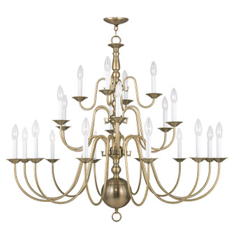 Large Chandeliers Candle by Livex Lighting ( 107 | 5015-01 Williamsburgh ) 