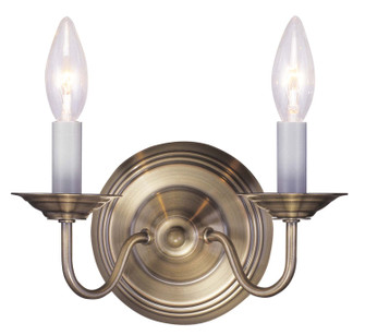 Sconces Double Candle by Livex Lighting ( 107 | 5018-01 Williamsburgh ) 