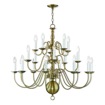 Large Chandeliers Candle by Livex Lighting ( 107 | 5019-01 Williamsburgh ) 