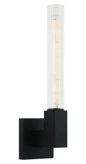 Sconces Single Glass by Matteo Lighting ( 423 | S03101BK Odelle ) 