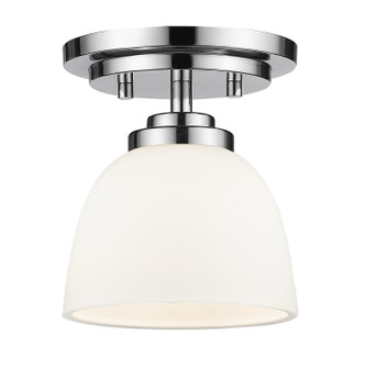 Flush Mounts Glass Down by Z-Lite ( 224 | 443F1-CH Ashton ) 