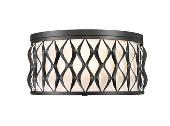 Flush Mounts Drum Shade by Z-Lite ( 224 | 1948F16-MB Harden ) 