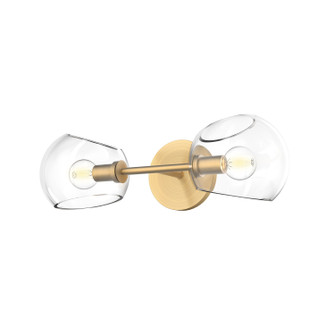 Bathroom Fixtures Two Lights by Alora ( 452 | WV548217BGCL Willow ) 