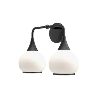 Bathroom Fixtures Two Lights by Alora ( 452 | VL524217MBOP Hazel ) 