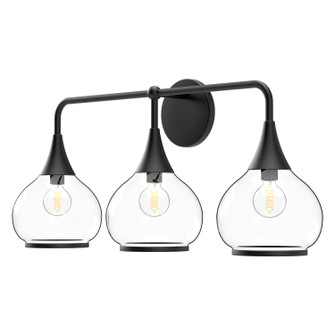 Bathroom Fixtures Three Lights by Alora ( 452 | VL524326MBCL Hazel ) 