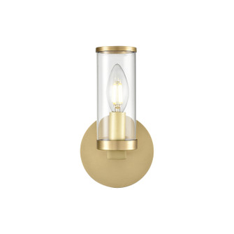 Sconces Single Glass by Alora ( 452 | WV309001NBCG Revolve ) 