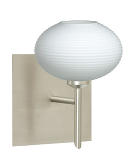 Sconces Single Glass by Besa ( 74 | 1SW-561207-SN-SQ Lasso ) 