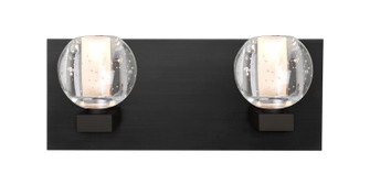 Bathroom Fixtures Two Lights by Besa ( 74 | 2WF-BOCABB-LED-BK Besa Boca 3 Vanity ) 