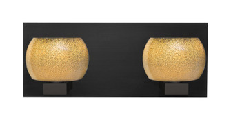 Bathroom Fixtures Two Lights by Besa ( 74 | 2WF-KENOGD-BK Besa Keno Vanity ) 