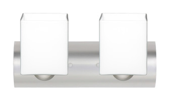 Bathroom Fixtures Two Lights by Besa ( 74 | 2WZ-449807-LED-SN Rise ) 