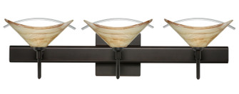 Bathroom Fixtures Three Lights by Besa ( 74 | 3SW-181305-BR-SQ Hoppi ) 
