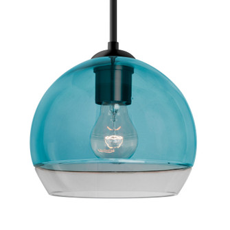 Mini Pendants Glass Down by Besa ( 74 | 1JT-ALLY8BL-BK Besa Ally 8 Pendant ) 
