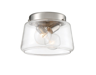 Flush Mounts Glass Down by Designers Fountain ( 43 | 96221-SP Riley ) 