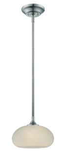 Mini Pendants Glass Down by Designers Fountain ( 43 | LED6318-FS-SP Eco-Gem ) 