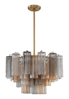 Mid. Chandeliers Glass Down by Crystorama ( 60 | ADD-308-AG-AU Addis ) 