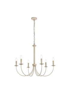 Mid. Chandeliers Candle by Elegant Lighting ( 173 | LD7041D32WD Brielle ) 