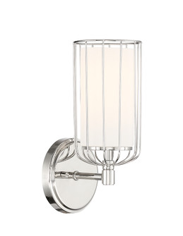 Sconces Single Glass by Designers Fountain ( 43 | D217M-1B-PN Avery ) 