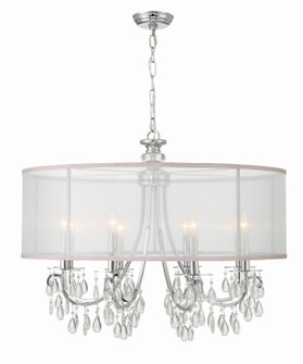 Mid. Chandeliers Drum Shade by Crystorama ( 60 | 5628-CH Hampton ) 