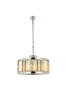 Mid. Chandeliers Drum Shade by Elegant Lighting ( 173 | 1233D28PN-GT/RC Chelsea ) 