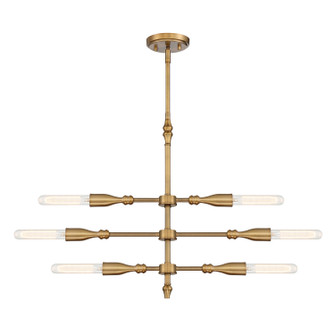 Mid. Chandeliers Geometric/Linear by Designers Fountain ( 43 | D231M-IS-OSB Louise ) 