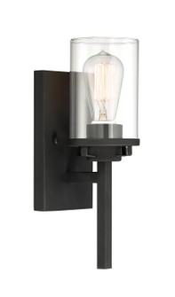 Sconces Single Glass by Designers Fountain ( 43 | 93301-BK Jedrek ) 