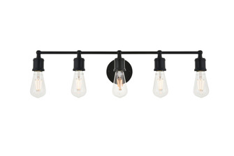 Bathroom Fixtures Five+Lights by Elegant Lighting ( 173 | LD4028W29BK Serif ) 