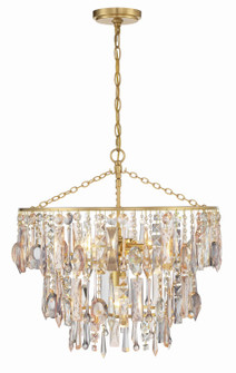 Mini Chandeliers Glass Shade by Crystorama ( 60 | ELS-7103-GA Elsa ) 
