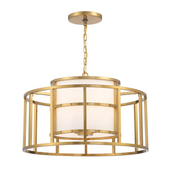 Mid. Chandeliers Drum Shade by Crystorama ( 60 | 9595-LG Hulton ) 