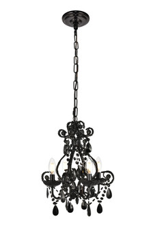 Mini Chandeliers Candle by Elegant Lighting ( 173 | LD5018D12BK Kato ) 