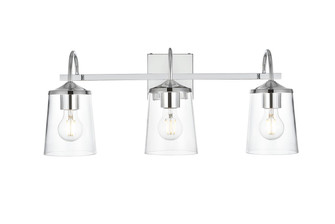 Bathroom Fixtures Three Lights by Elegant Lighting ( 173 | LD7313W24CH Avani ) 