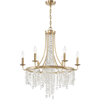 Mid. Chandeliers Candle by Crystorama ( 60 | GAB-B7306-GA Gabrielle ) 