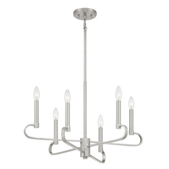 Mid. Chandeliers Candle by Designers Fountain ( 43 | D269C-6CH-BN Summit ) 