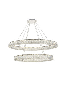 Mid. Chandeliers Ring/Halo by Elegant Lighting ( 173 | 3503D40C Monroe ) 