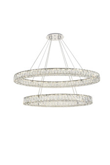 Mid. Chandeliers Ring/Halo by Elegant Lighting ( 173 | 3503D48C Monroe ) 