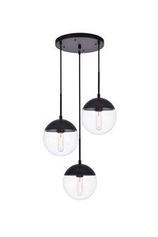 Mini Pendants 3 Light Cluster by Elegant Lighting ( 173 | LD6069BK Eclipse ) 