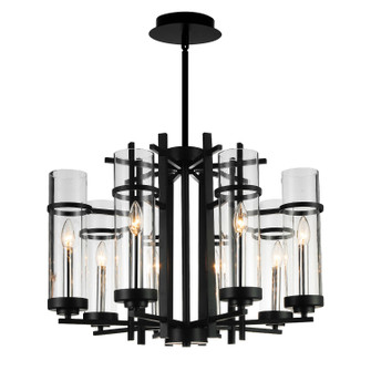 Mid. Chandeliers Glass Up by CWI Lighting ( 401 | 9827P26-8-101 Sierra ) 