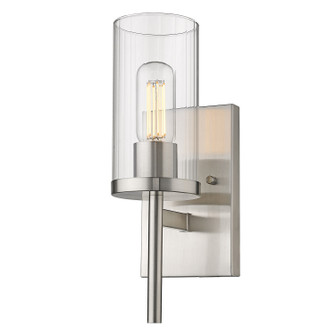Sconces Single Glass by Golden ( 62 | 7011-1W PW-CLR Winslett ) 