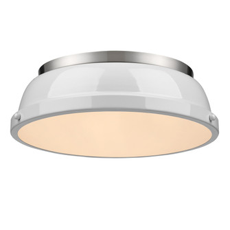 Flush Mounts Bowl Style by Golden ( 62 | 3602-14 PW-WH Duncan ) 