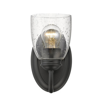 Sconces Single Glass by Golden ( 62 | 8001-BA1 BLK-SD Parrish ) 