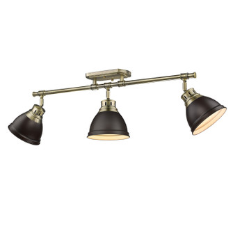 Semi-Flush Mts. Directional by Golden ( 62 | 3602-3SF AB-RBZ Duncan ) 