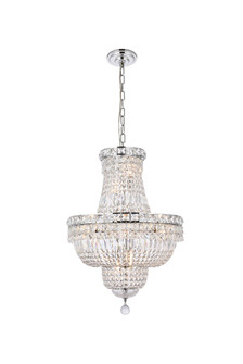 Mini Chandeliers Glass Shade by Elegant Lighting ( 173 | V2528D18C/RC Tranquil ) 