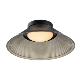 Flush Mounts Glass Down by ET2 ( 86 | E22082-138BK Jensen ) 