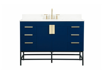 Plumbing Bath Chests/Vanities by Elegant Lighting ( 173 | VF488W48MBL-BS Eugene ) 