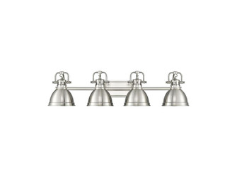 Bathroom Fixtures Four Lights by Golden ( 62 | 3602-BA4 PW-PW Duncan ) 