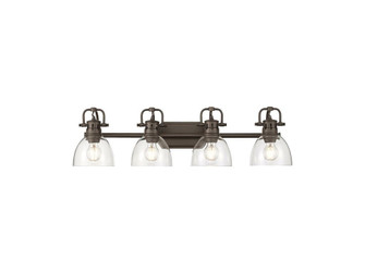 Bathroom Fixtures Four Lights by Golden ( 62 | 3602-BA4 RBZ-CLR Duncan ) 